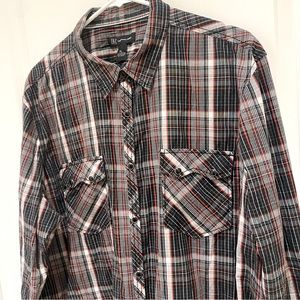 Men’s international concepts long sleeve button down top